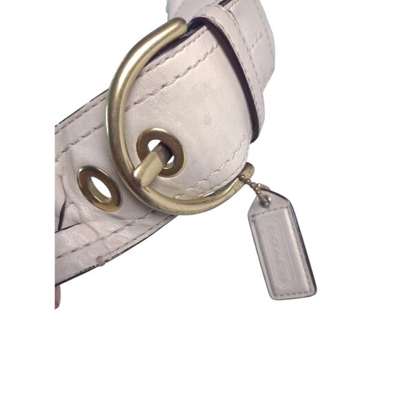 COACH Large Hobo Shoulder Bag in ivory/white - Picture 8 of 11